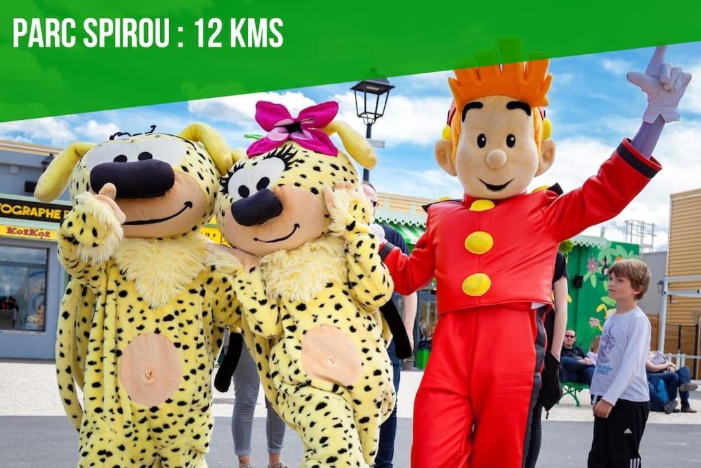 Le Petit Bonheur - Place Parking Privee - Clim - Terrasse - Piscine Partagee - Proche Parc Spirou Saint-Saturnin-les-Avignon ภายนอก รูปภาพ